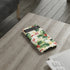 Christmas Holly on a Golden Background - Impact Resistant Phone Case